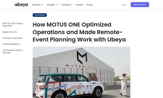 Preview of the MOTUS ONE Case Study