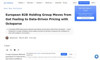 Preview of the European B2B Holding Group Case Study