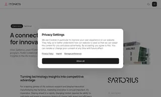 Preview of the Sartorius Case Study