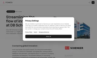 Preview of the DB Schenker Case Study