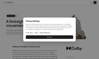 Preview of the Dolby Case Study