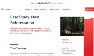 Preview of the Mast Reforestation Case Study