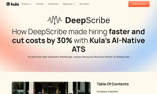 Preview of the DeepScribe Case Study