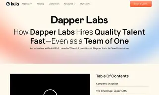 Preview of the Dapper Labs Case Study
