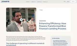 Preview of the Blue Finance Group Case Study