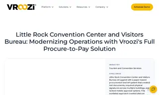 Preview of the Little Rock Convention Center & Visitors Bureau Case Study