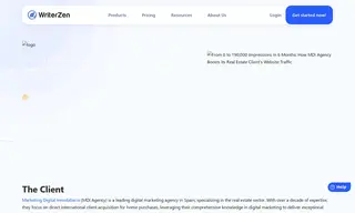 Preview of the Marketing Digital Inmobiliario (MDi Agency) Case Study