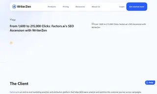 Preview of the Factors.AI Case Study
