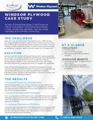 Preview of the Windsor Plywood Case Study
