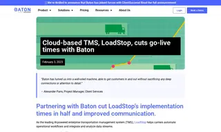 Preview of the LoadStop Case Study
