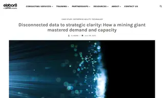 Preview of the Large Global Enterprise Mining Leader Case Study