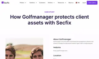 Preview of the Golfmanager Case Study