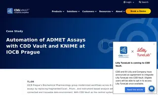 Preview of the Institute of Organic Chemistry and Biochemistry (iocb) Case Study