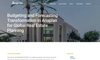Preview of the Cushman & Wakefield (cwk) Case Study