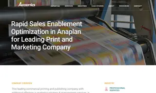 Preview of the Leading Print and Marketing Company Case Study