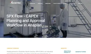 Preview of the SPX FLOW Case Study