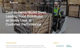 Preview of the Leading Food Distributor in the United States Case Study