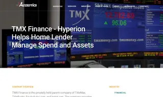 Preview of the TMX Finance Case Study
