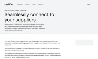 Preview of the Fortune 50 Electronics Company Case Study