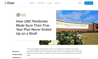 Preview of the University of North Carolina Pembroke Case Study