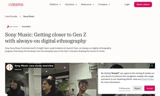 Preview of the Sony Music Case Study