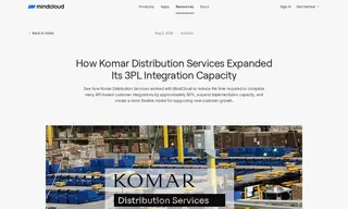 Preview of the Komar Distribution Services (kds) Case Study