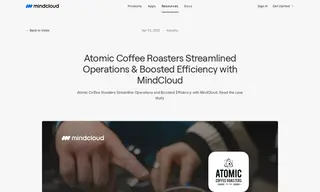 Preview of the Atomic Coffee Roasters Case Study