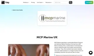 Preview of the MCP Marine UK Case Study