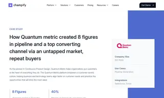 Preview of the Quantum Metric Case Study