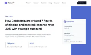 Preview of the Contentsquare Case Study