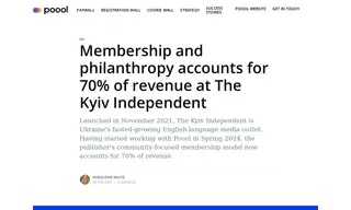 Preview of the The Kyiv Independent Case Study
