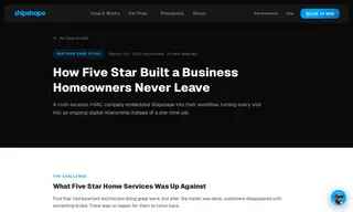 Preview of the Five Star Home Services Case Study