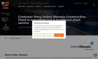 Preview of the VolkerWessels Construction Plant Case Study