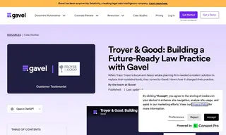 Preview of the Troyer & Good Case Study