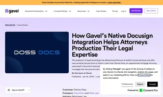Preview of the Doss Docs and Doss Law Case Study