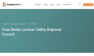 Preview of the Lockyer Valley Regional Council (LVRC) Case Study
