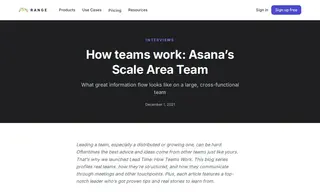 Preview of the Asana Case Study
