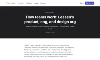 Preview of the Lessen Case Study