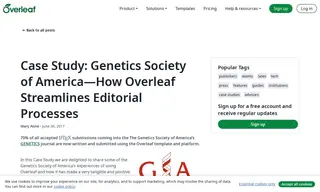 Preview of the Genetics Society of America Case Study