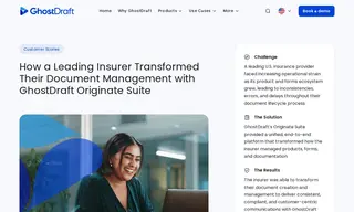 Preview of the Leading U.S. Insurance Provider Case Study