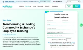 Preview of the Leading Commodity Exchange in India Case Study