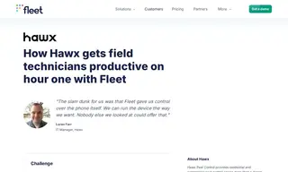 Preview of the Hawx Case Study