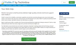 Preview of the Your Web Help Case Study