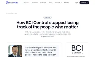 Preview of the BCI Central Case Study