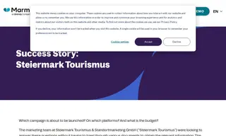 Preview of the Steiermark Tourismus & Standortmarketing GmbH Case Study