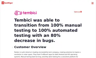Preview of the Tembici Case Study