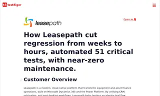 Preview of the Leasepath Case Study