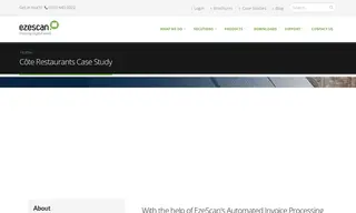 Preview of the Côte Restaurants Case Study