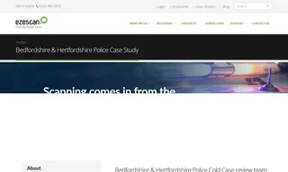 Preview of the Bedfordshire & Hertfordshire Police Case Study