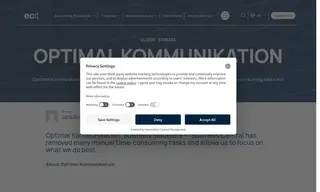 Preview of the Optimal Kommunikation Case Study